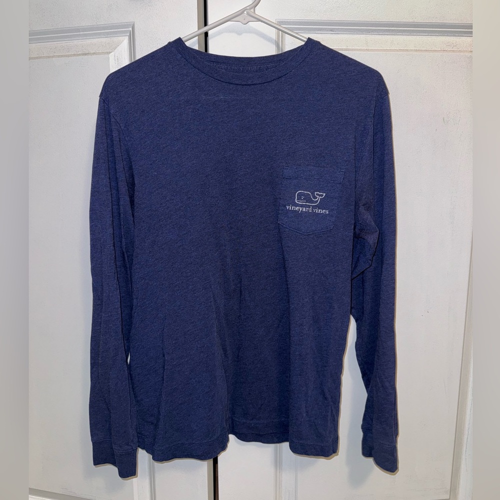 Vineyard Vines long Sleeve Tee (Navy Blue)